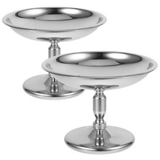  2 Pcs Coppette Metallo Gelato