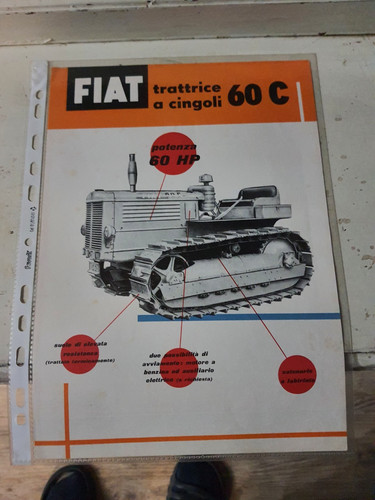 Fiat trattore depliant - 60,