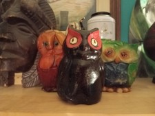 Piccola Collezione Di Gufi In Cera (Candele)