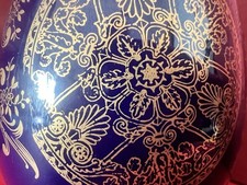 Uovo Fabergé stile ceramica