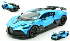 MODELLINO AUTO STATICO RE.EL.TOYS BUGATTI DIVO BLU MODELLISMO SCALA 1/18