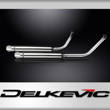 SCARICO KAWASAKI MIAN STREAK VN1500 VN1600 02-08 2-2 550mm SILENZIATORE TAGLIO SLASH