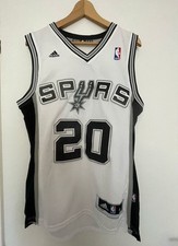 Adidas NBA San Antonio Spurs Signed Manu Ginobili Swingman Maglia Uomo Taglia S