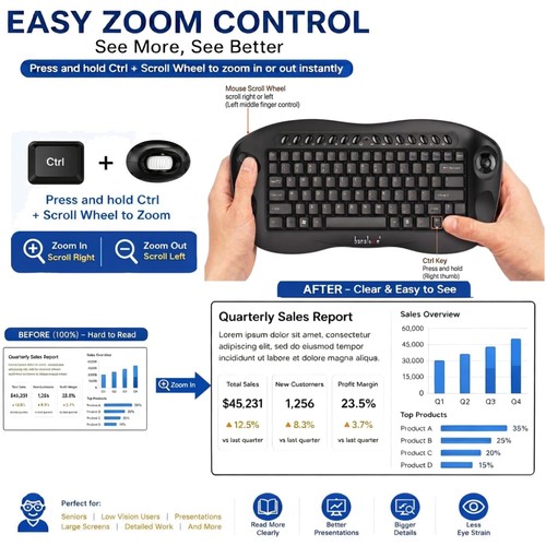 Combo tastiera trackball - tastiera,