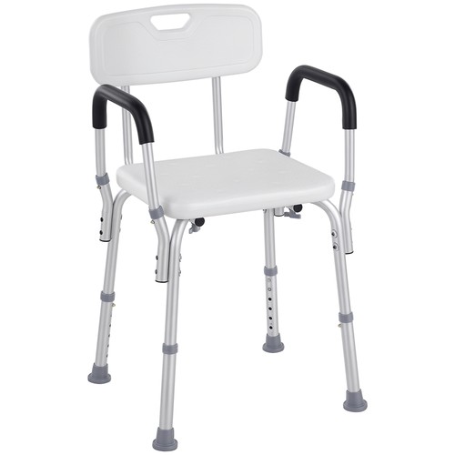 Homcom sedia doccia - sedia, in