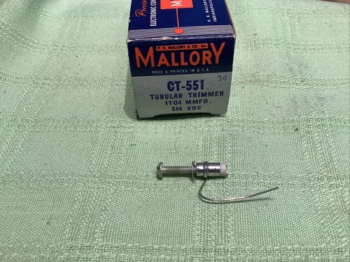 Mallory 551 condensatore di - mallory,