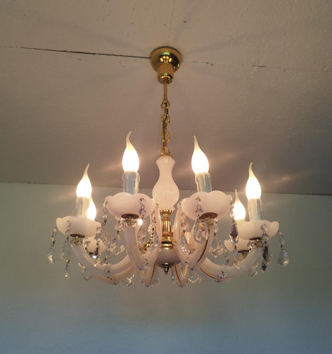 Lampadario vintage cristallo