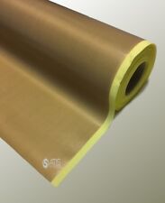 Teflon tessuto vetro PTFE adesivo spess 0,115mm Largh.1000mm x 1m | PTFE53411000