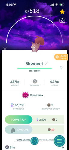 Shiny dynamax skwovet sfondo - skwovet,