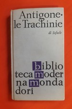 Sofocle Antigone. Le Tranchine 1962 Mondadori