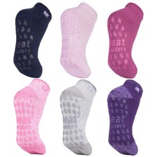 Heat Holders - Calzini alla caviglia taglio basso ciabatte termiche da donna 2,3 tog suola gomma