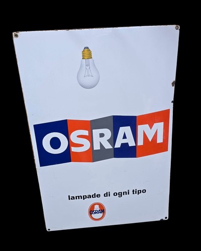Insegna tabella smaltata - tabella, osram