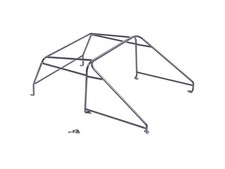 Team Raffee Co. Roll Cage Rack in acciaio per Team Raffee Co. Defender D90 Pickup