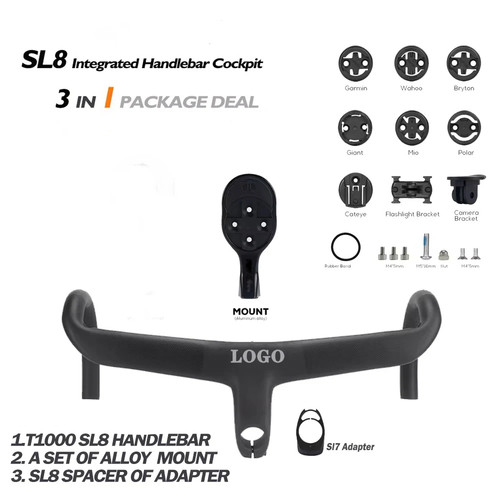 Manubrio integrato bici - , da