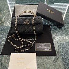 Borsa a mano stile lusso nera