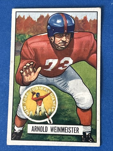 1951 bowman football arnie - 1951,