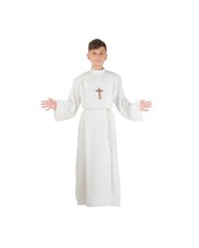 Tunica Prima Comunione Con Cappuccio Vestito Tunica Prima Comunione