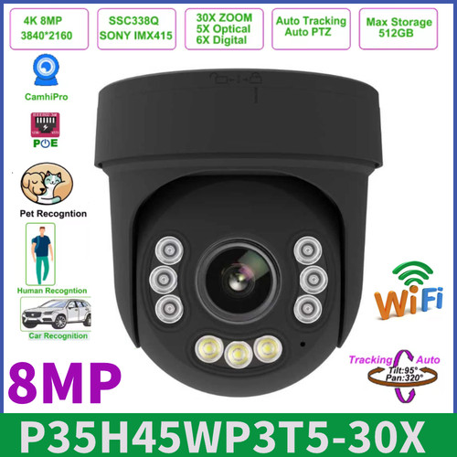 Camhipro 8mp wifi poe - wifi,