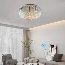 Lampadario LED moderno cristallo sala da pranzo soggiorno illuminazione plafoniera