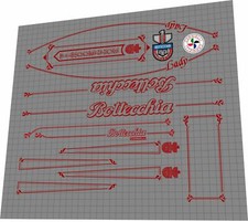 Bottecchia lady decal set - bottecchia,