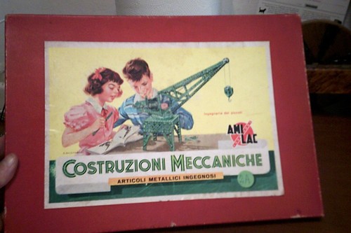 Gioco vintage costruzioni - gioco,