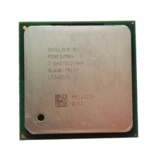 Intel Pentium 4 3 GHz SL6WK P4 512 KB L2/FSB 800 MHz socket processore CPU 478