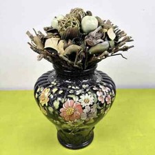 vaso in ceramica bassano nero