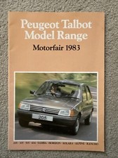 Peugeot Talbot Range Brochure