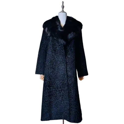 Vintage donna nero swakara - donna,