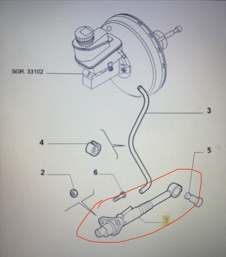 Pompa frizione alfa romeo - frizione, 159