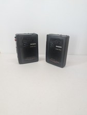 2 Vintage Aiwa Portable AM FM