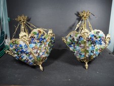 Coppia di lampadari da