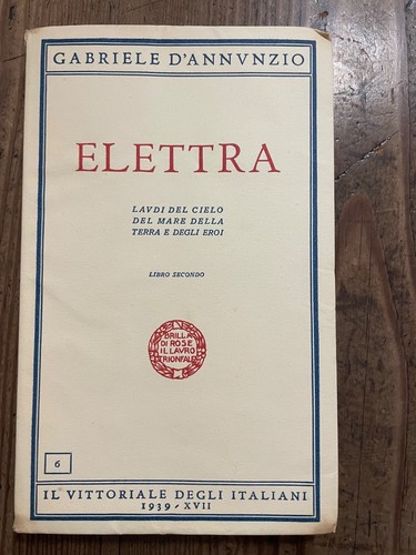 Gabriele annunzio elettra - gabriele, d'annunzio-
