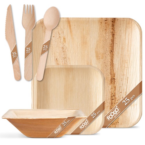 Set posate ciotole legno - in,