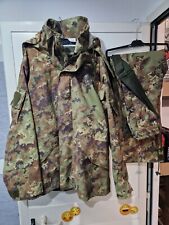 Giacca Pantaloni Completo Mimmetico Esercito Italiano Impermeabile Gore-tex