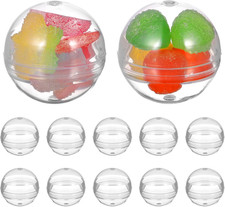 Piccole Capsule Rotonde: 100 Palline Di Plastica Da Riempire, 28 Mm, Capsule Di 