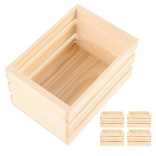  5 Pcs Scatole Legno