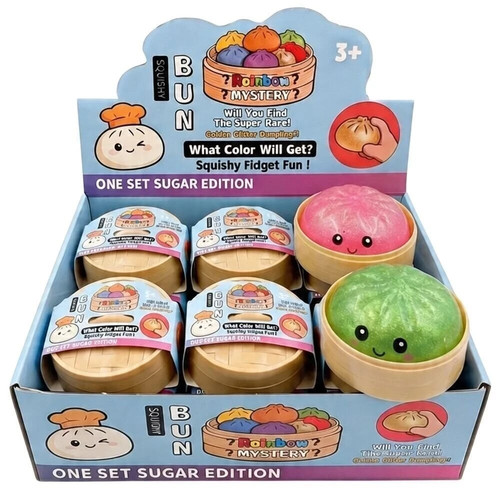 Squishy bun casual rainbow - squishy,