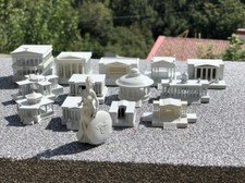 SAINT SEIYA CAVALIERI DELLO ZODIACO 12 CASE Color Marmo/oro Collezione Completa