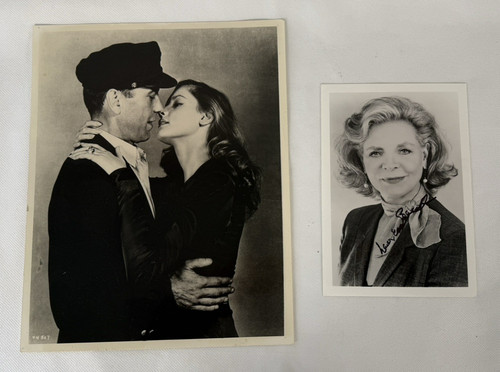 Foto firmata lauren - firmata, bacall