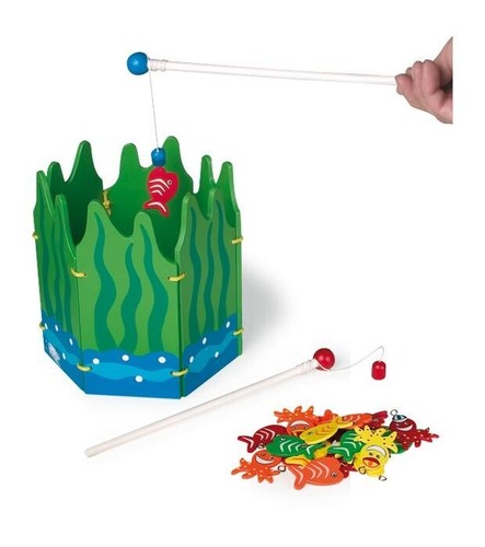 Pesca magnetica con canna - con, e