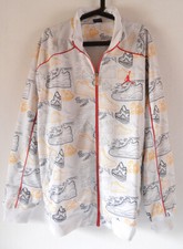 Rare Nike AIR JORDAN 3 vintage felpa XL vtg bred fire jacket red 4 23 print 90s