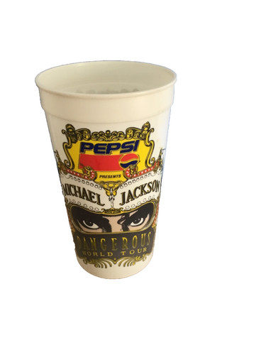 Maschera tazza plastica bianca