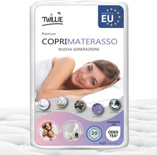 - Coprimaterasso Singolo 90 X 200 Impermeabile - Made in Europa - Oeko-Tex® - Ae