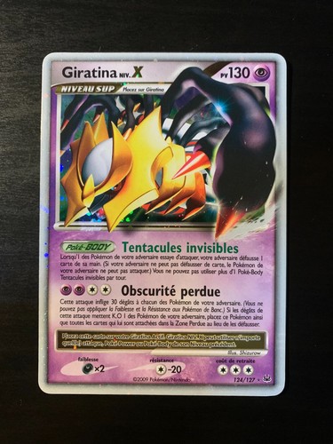 Carte pokémon giratina - carte,