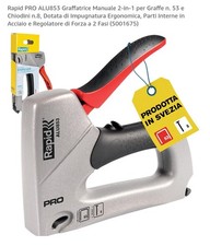 Graffatrice Manuale 2-in-1 per