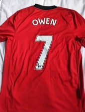 Maglia Manchester United Home 2009/10 – Owen 7 – Nike AIG – Taglia S – Originale