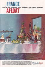 1950s French Line Ships Print