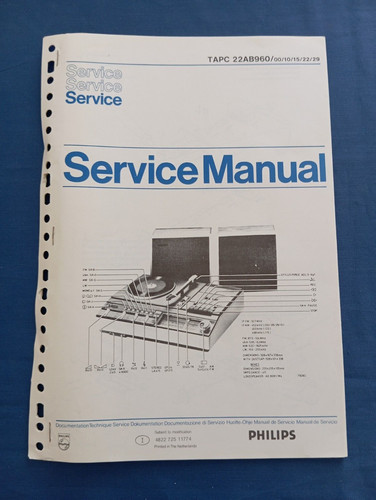 Philips 22ab960 service manual - service,