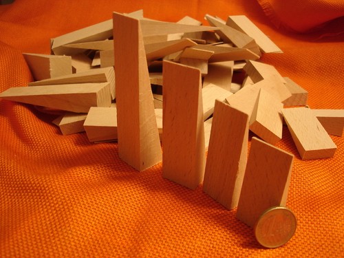 Cunei legno 4 dimensioni - 75,